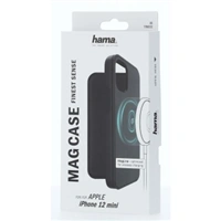 Hama MagCase Finest Sense, otvracie puzdro pre Apple iPhone 12 mini, ierne