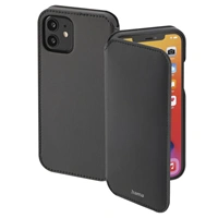 Hama MagCase Finest Sense, otváracie puzdro pre Apple iPhone 12/12 Pro, čierne