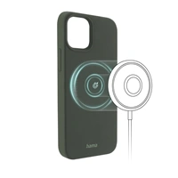 Hama MagCase Finest Feel PRO, kryt pre Apple iPhone 13 mini, zelen