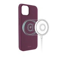 Hama MagCase Finest Feel PRO, kryt pre Apple iPhone 13, bordov