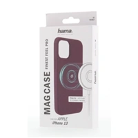 Hama MagCase Finest Feel PRO, kryt pre Apple iPhone 13, bordový