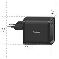 Hama USB-C napájací zdroj, Power Delivery, 5-20 V, 45 W