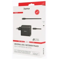 Hama USB-C napájací zdroj, Power Delivery, 5-20 V, 45 W