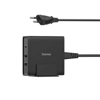 Hama rýchla stolná USB nabíjačka, 1x USB-C, 2x USB-A, PD 65 W