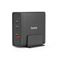 Hama USB nabíjacia stanica GaN, 2x USB-C PD, 1x USB-A (1x QC), 140 W