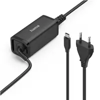 Hama USB-C napájací zdroj pre notebooky, Power Delivery, GaN, 5-20 V, 65 W