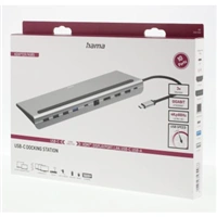 Hama USB-C dokovacia stanica Connect2Office Pro, 10 pripojení