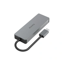 Hama USB-C-Hub, 4 porty, USB 3.2, 10 Gbit/s, hliníkový