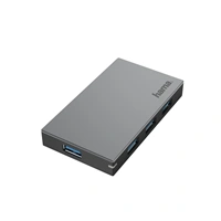 Hama USB 3.0 Hub 1:4, rýchle nabíjanie, vrátane kábla a sieťového zdroja