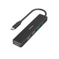 Hama USB-C hub, multiport, 4x USB, 1x HDMI