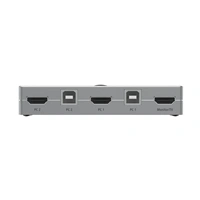 Hama KVM prepínač pre 2 PC na 1 monitor, 3xUSB, 1xHDMI, vrátane káblov