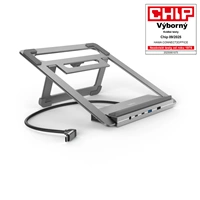 Hama USB-C dokovacia stanica a stojan pre notebook Connect2Office Stand, 12 portov