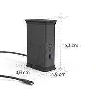 Hama USB-C 3.2 Gen1 hub Connect2Office, 9 portov