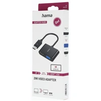 Hama video rozbočovač a prevodník DisplayPort na HDMI/VGA