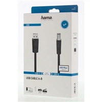 Hama USB 2.0 kábel typ A-B, 5 m