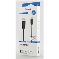 Hama USB-C 2.0 kábel typ A-C 0,75 m