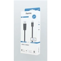 Hama USB-C 3.2 Gen1 kbel typ A-C 1,5 m, ierny