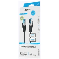 Hama sieťový kábel Cat6a S/FTP RJ45 0,25 m, tienený, 10 Gb/s