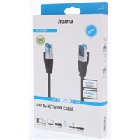Hama sieťový kábel Cat6a S/FTP RJ45 0,5 m, tienený, 10 Gb/s