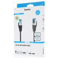 Hama sieťový kábel Cat6a S/FTP RJ45 1,5 m, tienený, 10 Gb/s