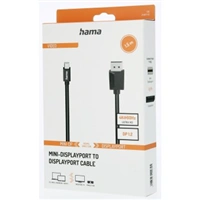 Hama kábel Mini DisplayPort na DisplayPort 1,5 m, UHD/4K