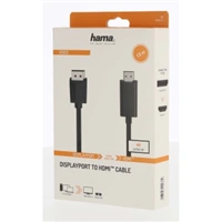 Hama kábel DisplayPort na HDMI, 1,5 m, UHD/4K