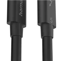 Hama Thunderbolt 5 kábel, USB-C, 1 m, 80 Gb/s, 240 W
