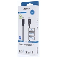 Hama Thunderbolt 5 kábel, USB-C, 1 m, 80 Gb/s, 240 W