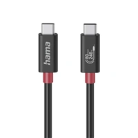 Hama USB-C kábel USB4, 1 m, 80 Gb/s, 240 W