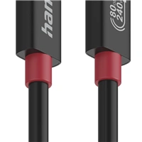 Hama USB-C kábel USB4, 1 m, 80 Gb/s, 240 W