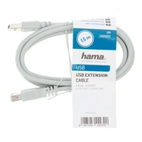 Hama predlžovací USB 2.0 kábel 1,5 m, nebalený