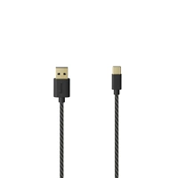Hama USB-C 2.0 kábel typ A-C, 1,5 m, opletený, displej 24 ks