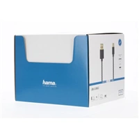 Hama USB-C 2.0 kábel typ A-C, 1,5 m, opletený, displej 24 ks
