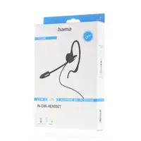 Hama In-ear headset pre bezdrôtové telefóny, mono, tlačidlo Mute, jack 2,5 mm, kábel 1,2 m