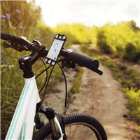 Hama Flexible, držiak mobilu na riadidlá bicykla, pre zariadenia so šírkou 6-8 cm a výškou 13-16 cm
