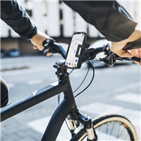 Hama Strong , univerzálny držiak na mobil so šírkou 5-9 cm, na riadidlá bicykla, otočný o 360°