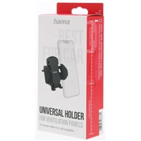 Hama Move, držiak mobilu do auta, na vetraciu mriežku, otočný o 360°, univerzálny