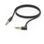 Aux Cable, 3.5 mm Jack - 3.5 mm Jack, 90Â° Angled Plug, 1.0 m, black