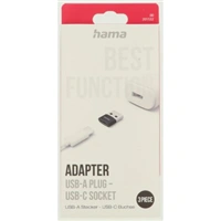 Hama redukcia USB-A na USB-C, kompaktná, 3 ks
