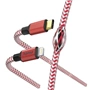 Hama MFi USB-C Lightning kábel Reflective pro Apple, 1,5 m, červený
