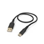 Hama kábel USB-C 2.0 typ A-C 1,5 m Flexible, silikónový, čierny
