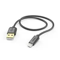 Hama MFi USB kábel pre Apple, USB-A Lightning 1,5 m, čierny