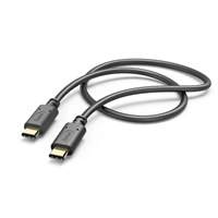 Hama kábel USB-C 2.0 typ C-C 1 m, čierny