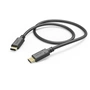 Hama kábel USB-C 2.0 typ C-C 1 m, čierny