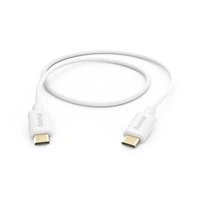 Hama kábel USB-C 2.0 typ C-C 1 m, biely