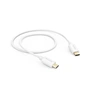 Hama kábel USB-C 2.0 typ C-C 1 m, biely