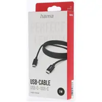 Hama USB-C 2.0 kábel typ C-C, 3 m