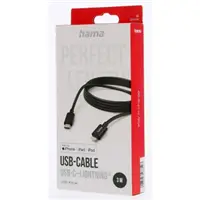 Hama MFI USB-C Lightning kábel pre Apple, 3 m