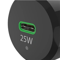 Hama set: rýchla USB nabíjačka do vozidla USB-C PD/QC 25 W + kábel USB C-C 1 m