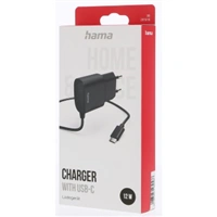 Hama sieťová nabíjačka s káblom, USB-C, 2,4 A, 1 m